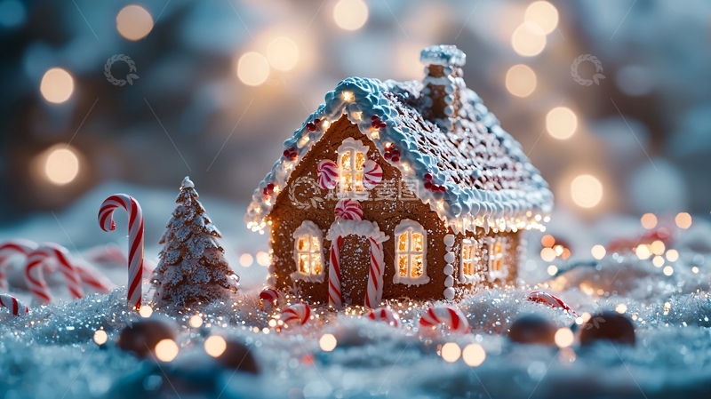 高清大图下载【趣麦麦图】姜饼屋