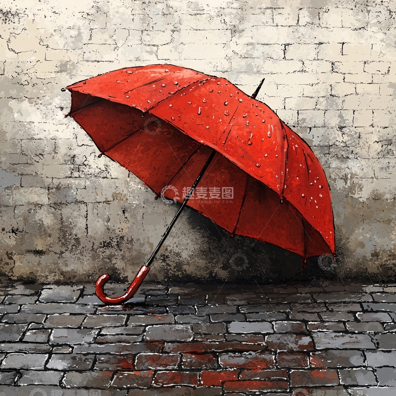 高清大图下载【趣麦麦图】红伞