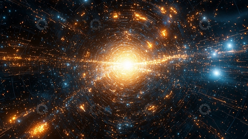 高清大图下载【趣麦麦图】宇宙空间隧道