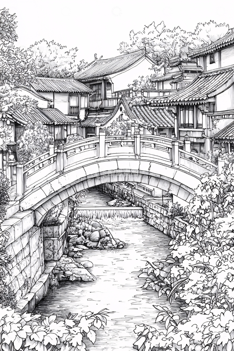 高清大图下载【趣麦麦图】水墨江南