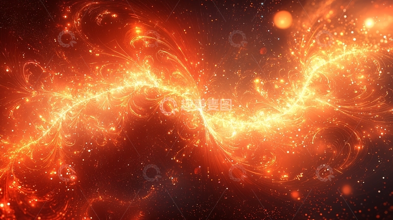 高清大图下载【趣麦麦图】火焰能量流