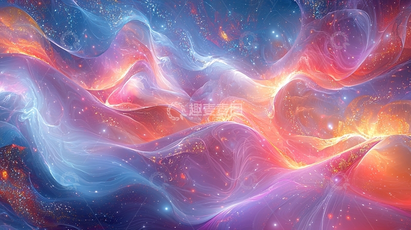 高清大图下载【趣麦麦图】梦幻宇宙星云