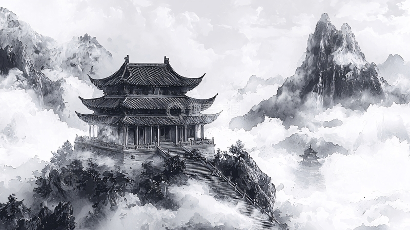 高清大图下载【趣麦麦图】水墨画