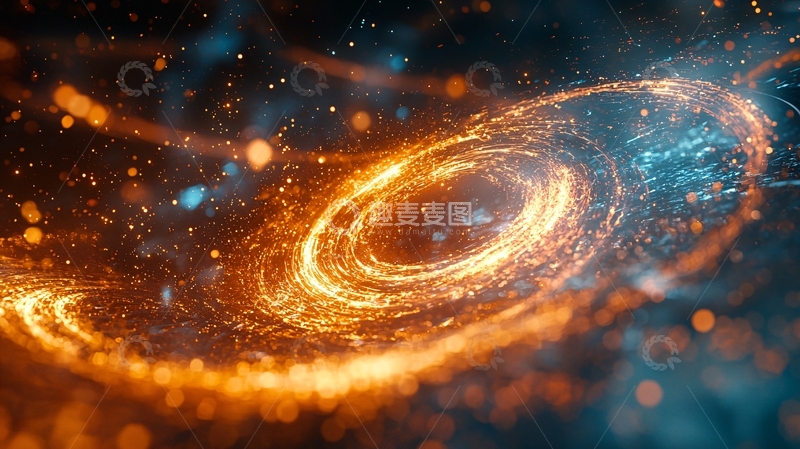 高清大图下载【趣麦麦图】宇宙星云旋转