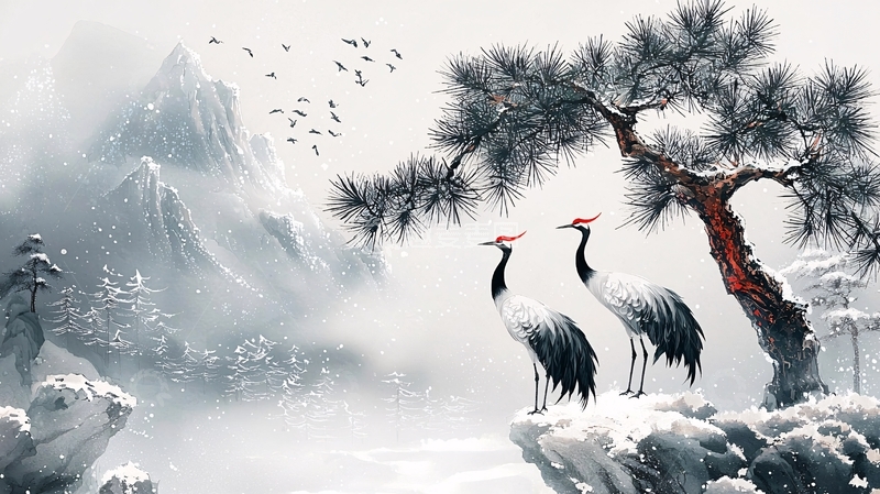 高清大图下载【趣麦麦图】水墨丹青