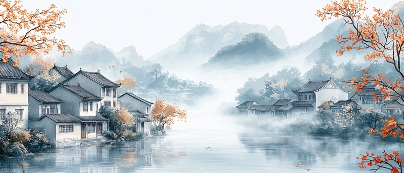 高清大图下载【趣麦麦图】水墨江南