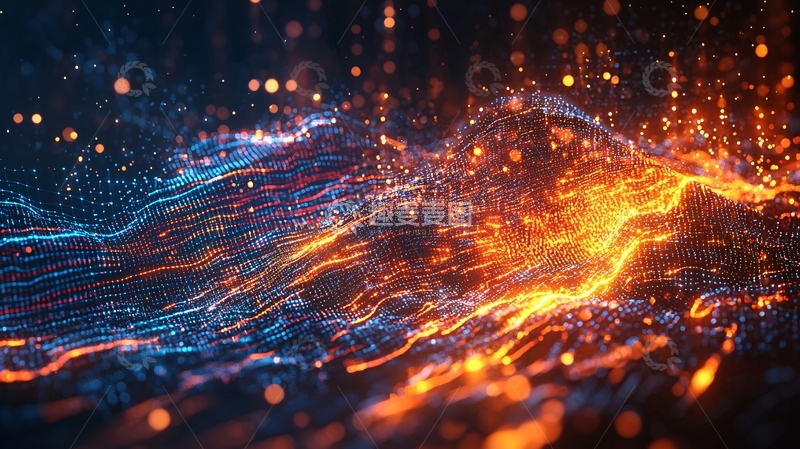 高清大图下载【趣麦麦图】流动的光与火