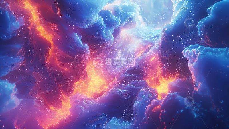 高清大图下载【趣麦麦图】火焰云彩