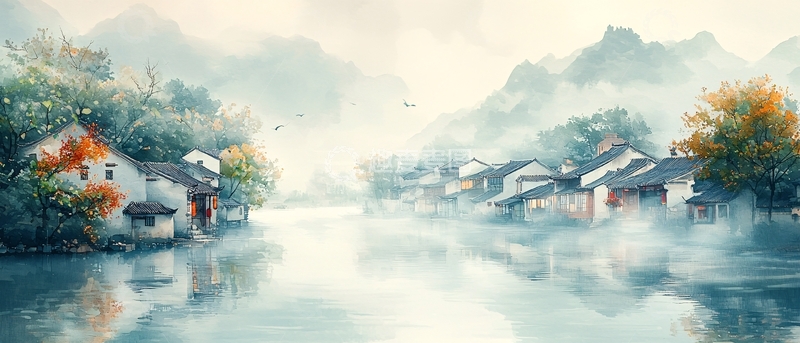 高清大图下载【趣麦麦图】水墨江南