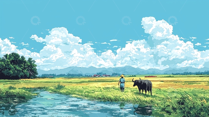 高清大图下载【趣麦麦图】田园风光271