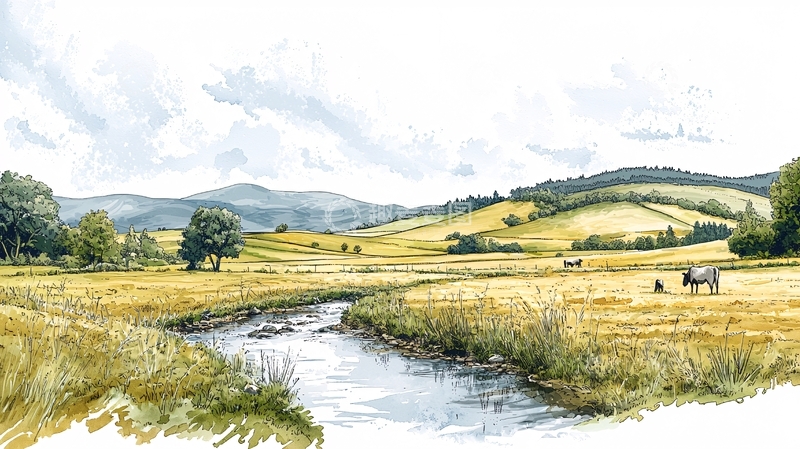 高清大图下载【趣麦麦图】田园风光273