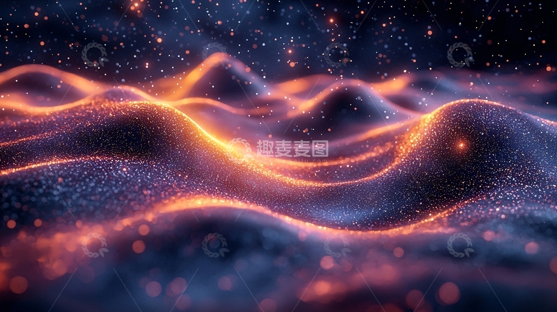高清大图下载【趣麦麦图】星光闪烁的能量波动