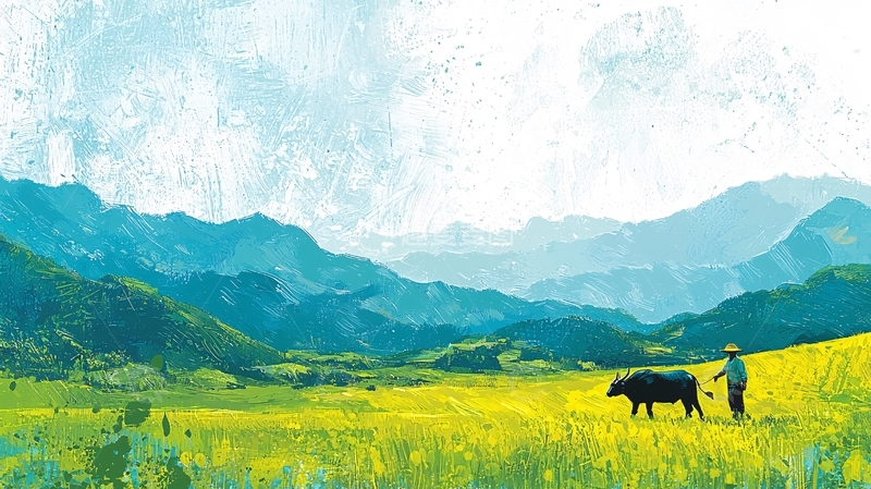 高清大图下载【趣麦麦图】田园牧歌