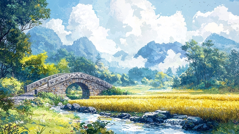 高清大图下载【趣麦麦图】田园风光276