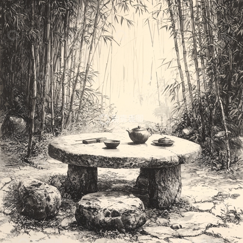 高清大图下载【趣麦麦图】水墨画