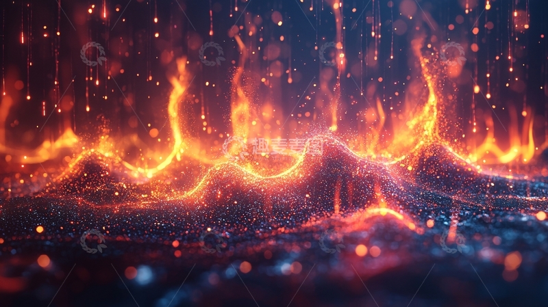 高清大图下载【趣麦麦图】火焰粒子