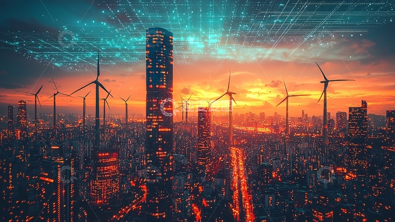 高清大图下载【趣麦麦图】未来城市夜景52