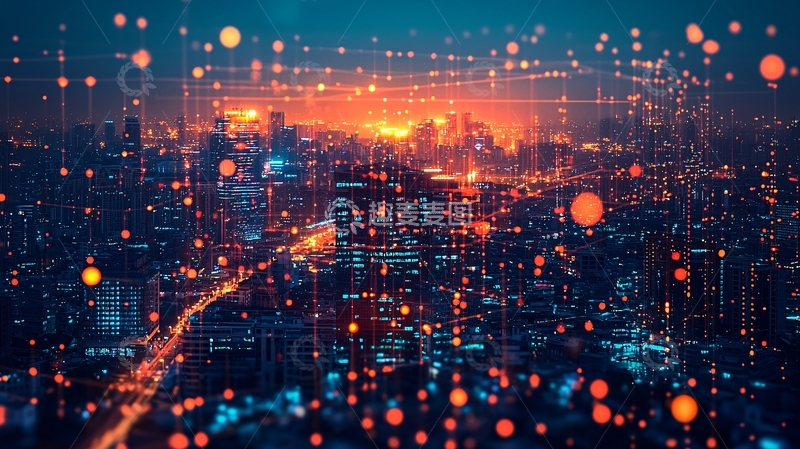 高清大图下载【趣麦麦图】夜景城市