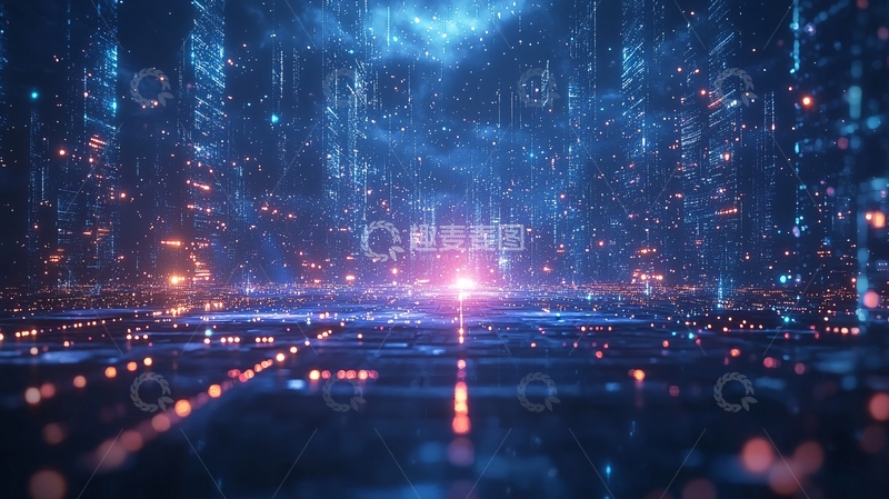 高清大图下载【趣麦麦图】未来科技感城市
