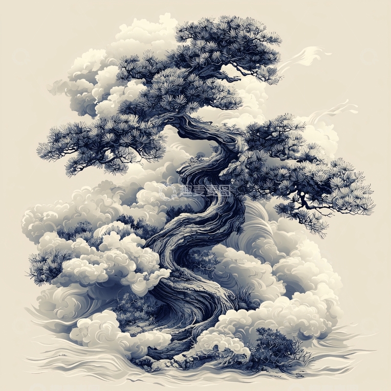 高清大图下载【趣麦麦图】水墨画