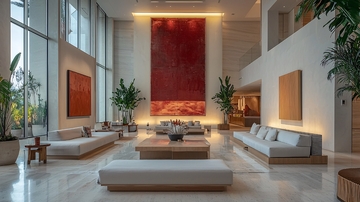 现代简约酒店大堂