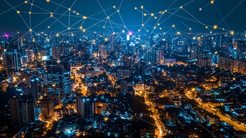 夜景城市全景图