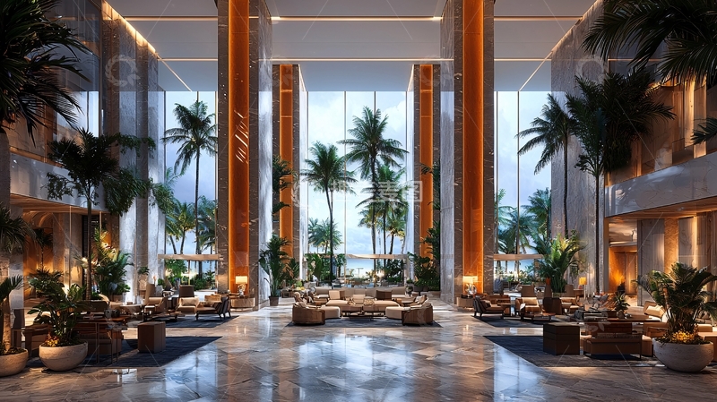 高清大图下载【趣麦麦图】酒店大堂