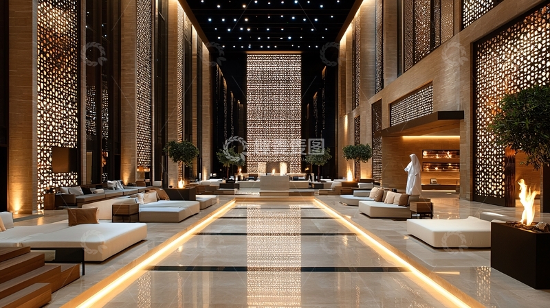 高清大图下载【趣麦麦图】奢华酒店大堂45