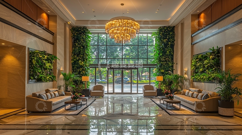 高清大图下载【趣麦麦图】高端酒店大堂