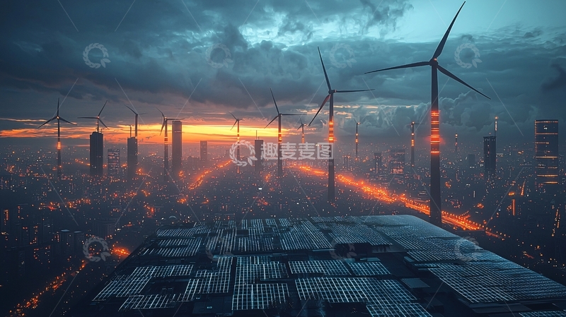 高清大图下载【趣麦麦图】未来都市