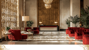 奢华酒店大堂设计9