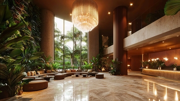 酒店大堂奢华设计