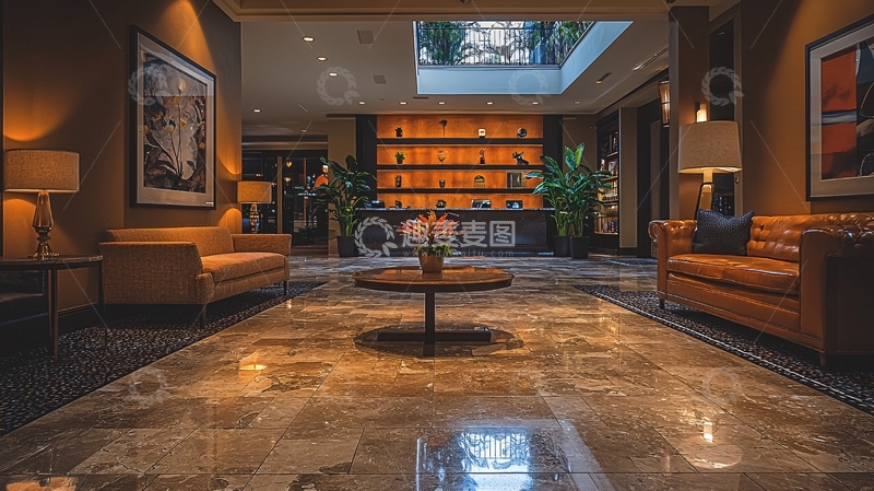 高清大图下载【趣麦麦图】酒店大堂奢华装修