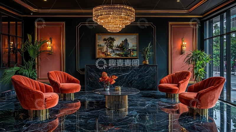 高清大图下载【趣麦麦图】奢华酒店大堂54