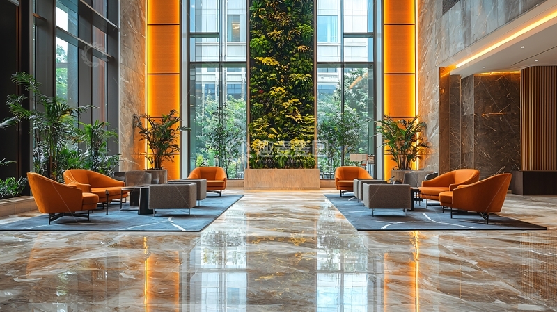 高清大图下载【趣麦麦图】豪华酒店大堂休息区