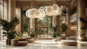 奢华酒店大堂设计13