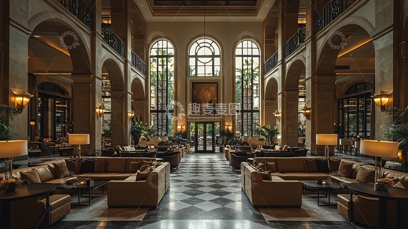 高清大图下载【趣麦麦图】奢华酒店大堂48