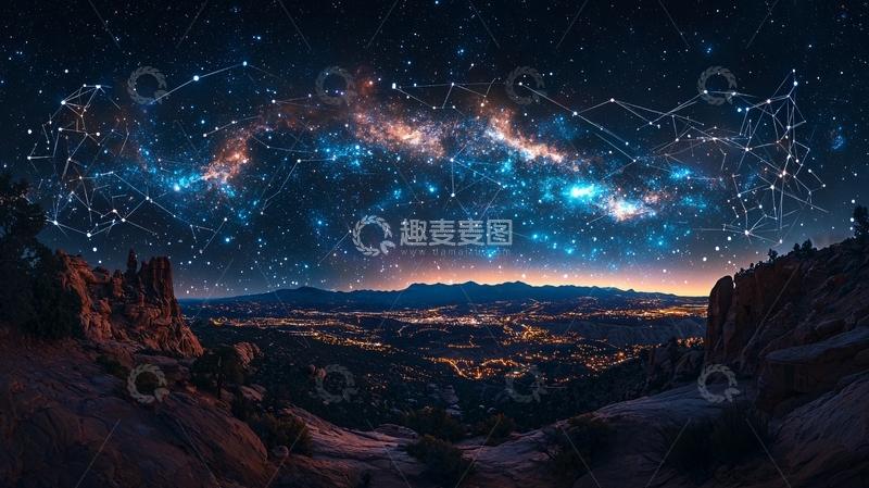 高清大图下载【趣麦麦图】星空夜景