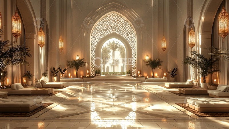 高清大图下载【趣麦麦图】奢华宫殿内部