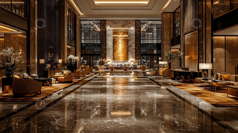 高清大图下载【趣麦麦图】奢华酒店大堂51