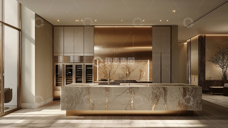 高清大图下载【趣麦麦图】现代轻奢酒店大堂
