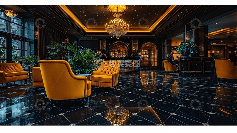 高清大图下载【趣麦麦图】奢华酒店大堂52