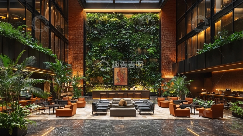 高清大图下载【趣麦麦图】室内植物墙