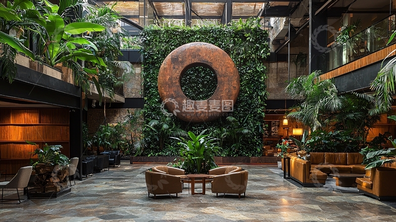 高清大图下载【趣麦麦图】室内绿植空间