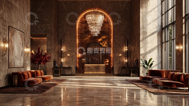 高清大图下载【趣麦麦图】奢华酒店大堂61