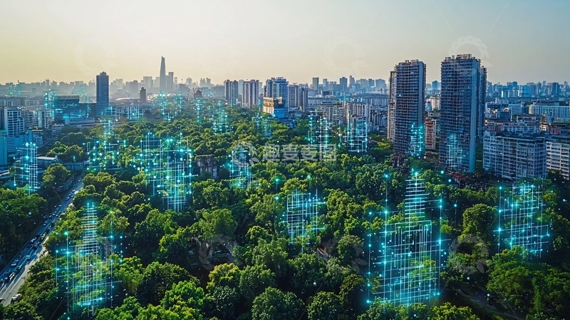 高清大图下载【趣麦麦图】智慧城市