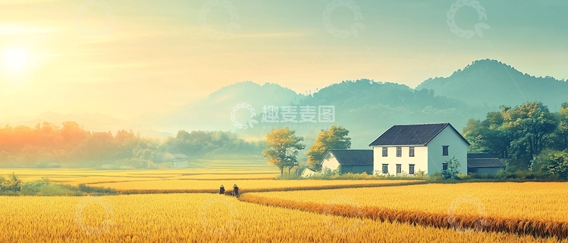 高清大图下载【趣麦麦图】田园风光279