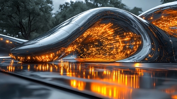 流体金属建筑光影