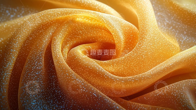 高清大图下载【趣麦麦图】金色闪光面料