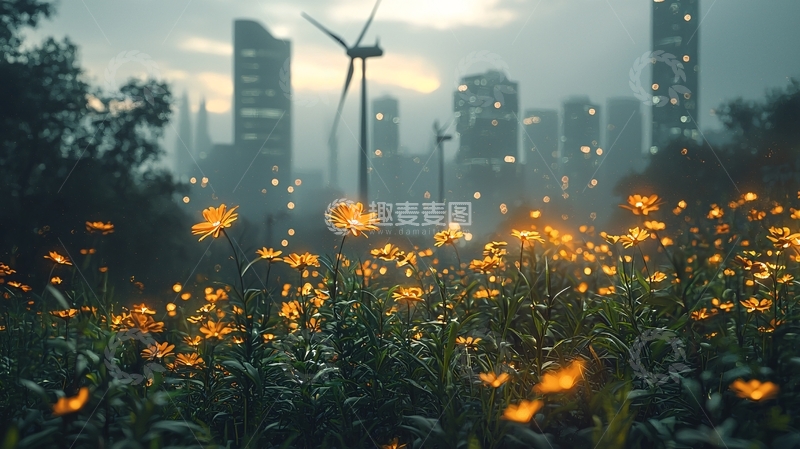 高清大图下载【趣麦麦图】未来都市废墟